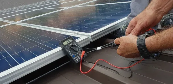 installateur controle panneau solaire