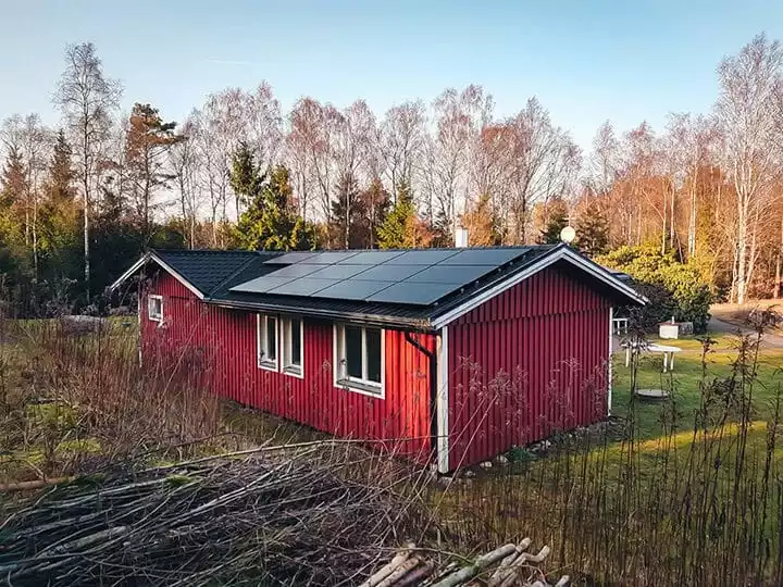 maison autonome panneau solaire