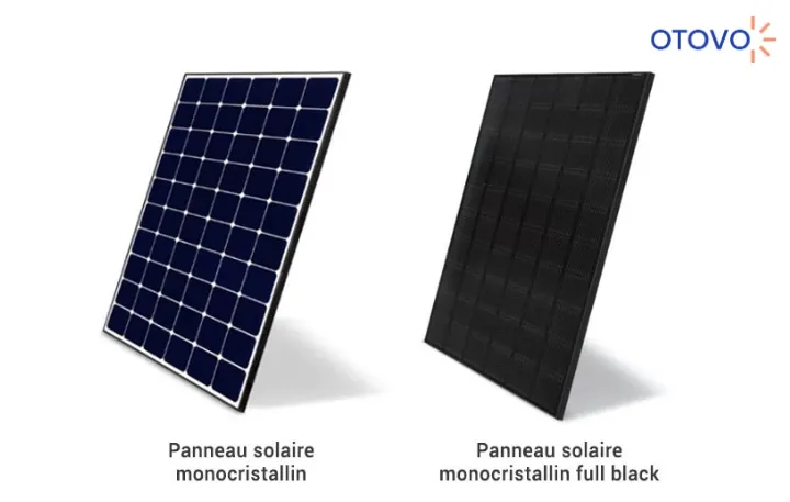 panneaux solaires monocristallins