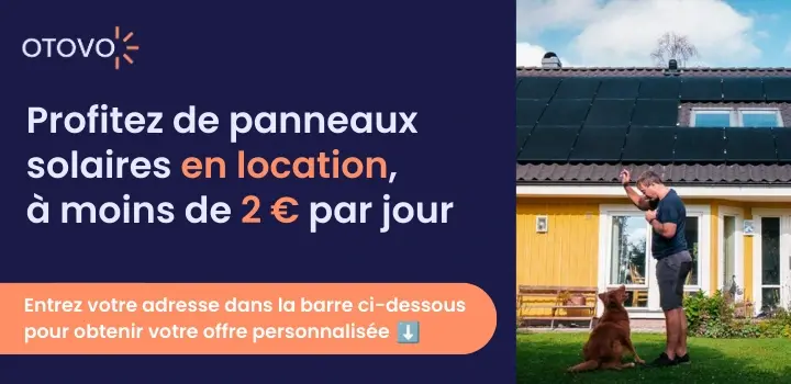 location panneaux solaires